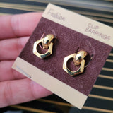 Vintage Small Hoop Earrings - Studs or Clips