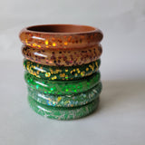 Grace Glitter Bangle - Queenie - More Colours! * Throwback box!*