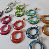 Amelia Hoop earrings - More Colours! * Throwback box!*