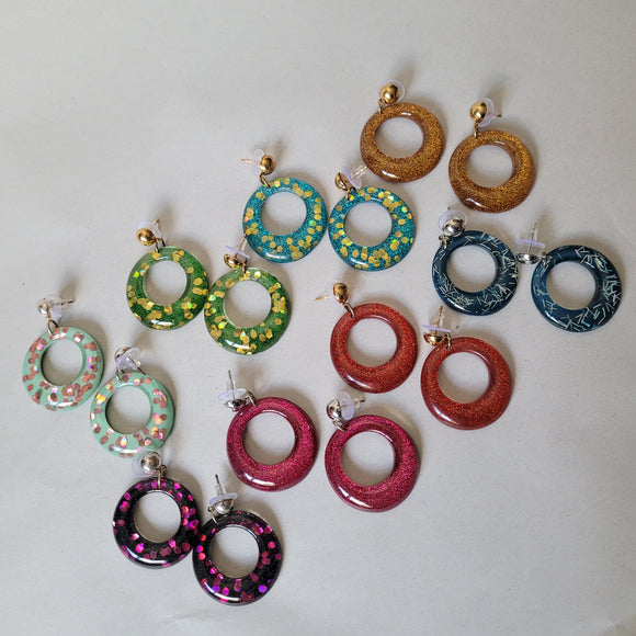 Amelia Hoop earrings - More Colours! * Throwback box!*