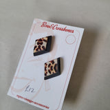 Leopard earrings - More Colours! * Throwback box!*