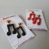 Musical Note earrings - More Colours! * Throwback box!*