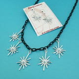 Starburst necklace - Silver * SPRING FLASH SALE * - Bow & Crossbones LTD