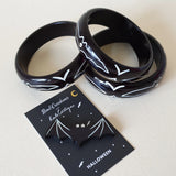 Victor Bat Bangle - More Sizes! *Limited Edition* - Bow & Crossbones LTD