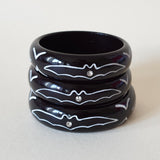 Victor Bat Bangle - More Sizes! *Limited Edition* - Bow & Crossbones LTD