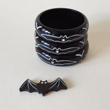 Victor Bat Bangle - More Sizes! *Limited Edition* - Bow & Crossbones LTD