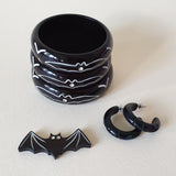 Victor Bat Bangle - More Sizes! *Limited Edition* - Bow & Crossbones LTD