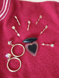 Belinda Bakelite Reproduction Love Heart Brooch - Black *SPRING FLASH SALE!* - Bow & Crossbones LTD