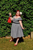 Lulu Square Drawstring Bag - Red Cotton *SPRING FLASH SALE!* - Bow & Crossbones LTD