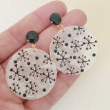 Atomic Pop Disc Stud Earrings - Bow & Crossbones LTD