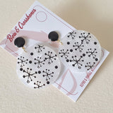 Atomic Pop Disc Stud Earrings - Bow & Crossbones LTD