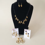 Bonny Anne Skull Hoop Earrings - More Colours - Bow & Crossbones LTD