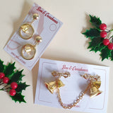 *Limited Edition* Aspen Bells Sweater Brooch Set - More Colours! - Bow & Crossbones LTD