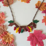 Little Oak Charm Necklace - Bow & Crossbones LTD