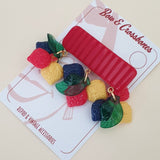 Primary Strawberries Brooch - Bow & Crossbones LTD