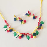 Primary Strawberries Necklace - Bow & Crossbones LTD