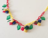 Primary Strawberries Necklace - Bow & Crossbones LTD