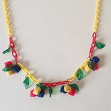 Primary Strawberries Necklace - Bow & Crossbones LTD