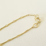 Retro Vintage Small Bar Necklace - Bow & Crossbones LTD