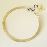Retro Vintage Textured Flat Necklace - Bow & Crossbones LTD