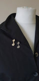 Small Retro Vintage Musical Notes Brooch - More Colours - Bow & Crossbones LTD