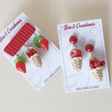 Strawberry Basket Brooch - Bow & Crossbones LTD