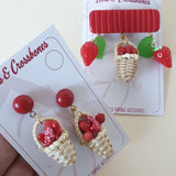 Strawberry Basket Brooch - Bow & Crossbones LTD