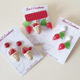 Strawberry Basket Brooch - Bow & Crossbones LTD