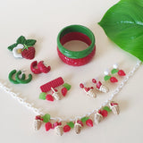 Strawberry Basket Brooch - Bow & Crossbones LTD