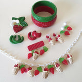 Strawberry Basket Necklace - Bow & Crossbones LTD