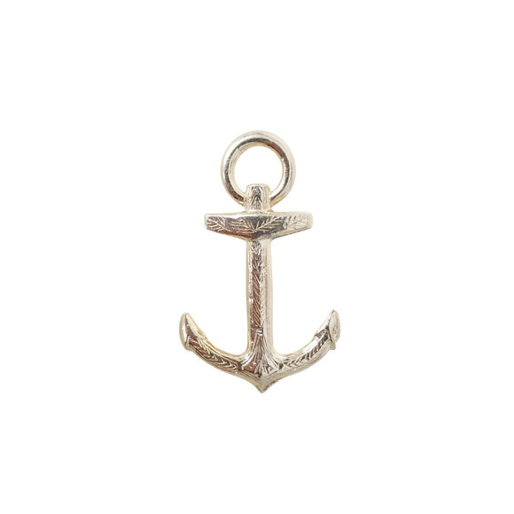 True Vintage Anchor Brooch - Gold - Bow & Crossbones LTD