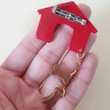 Who's in the Doghouse Now? Brooch Set - More Options! - Bow & Crossbones LTD