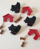 Who's in the Doghouse Now? Brooch Set - More Options! - Bow & Crossbones LTD